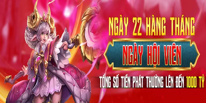 Hệ thống phát lì xì ngày 22 hàng tháng